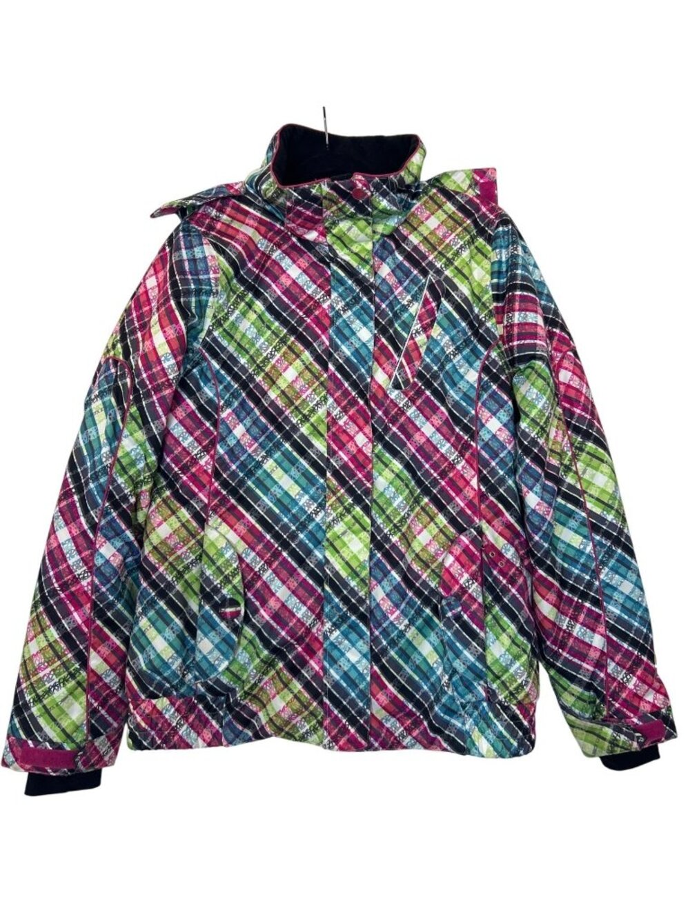 Jupa Ski Snowboard Jacket Girl's 16 Dridux Thermadux Waterproof Multicolored